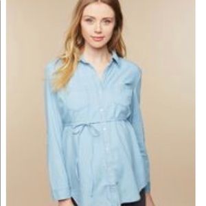Jean Maternity Button down shirt